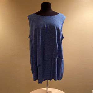 Alfani Plus Size Sleeveless Asymmetrical Tunic